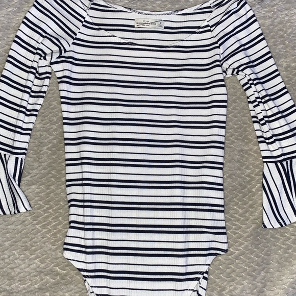 Striped Body Suit - Picture 1 of 1